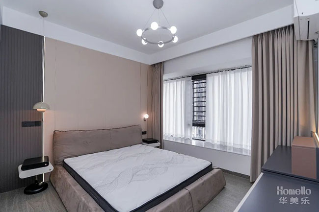 142㎡現代四居室，演繹時尚簡約，締造寧靜雅致